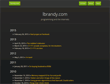 Tablet Screenshot of lbrandy.com